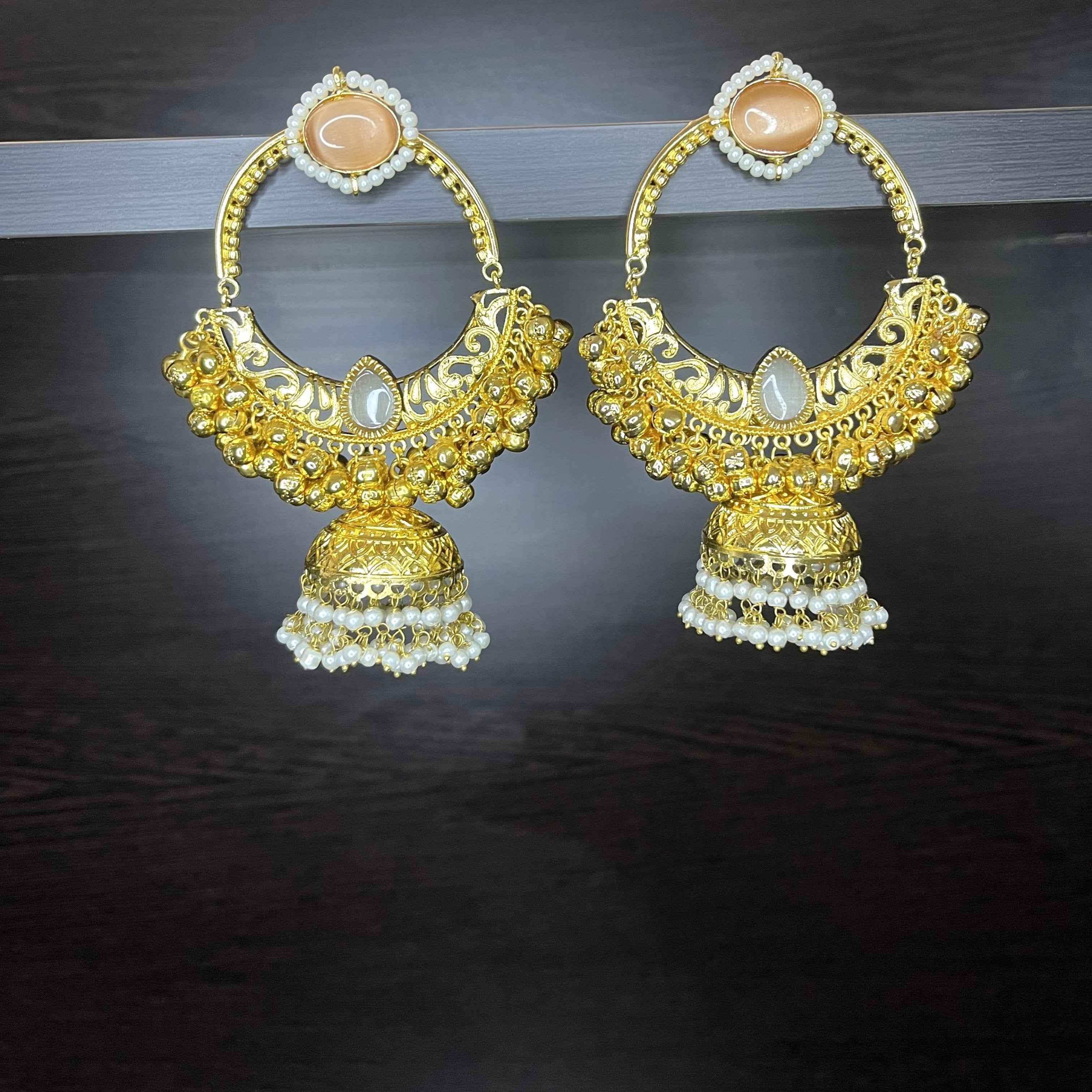 Svarn Chandbali Jhumka