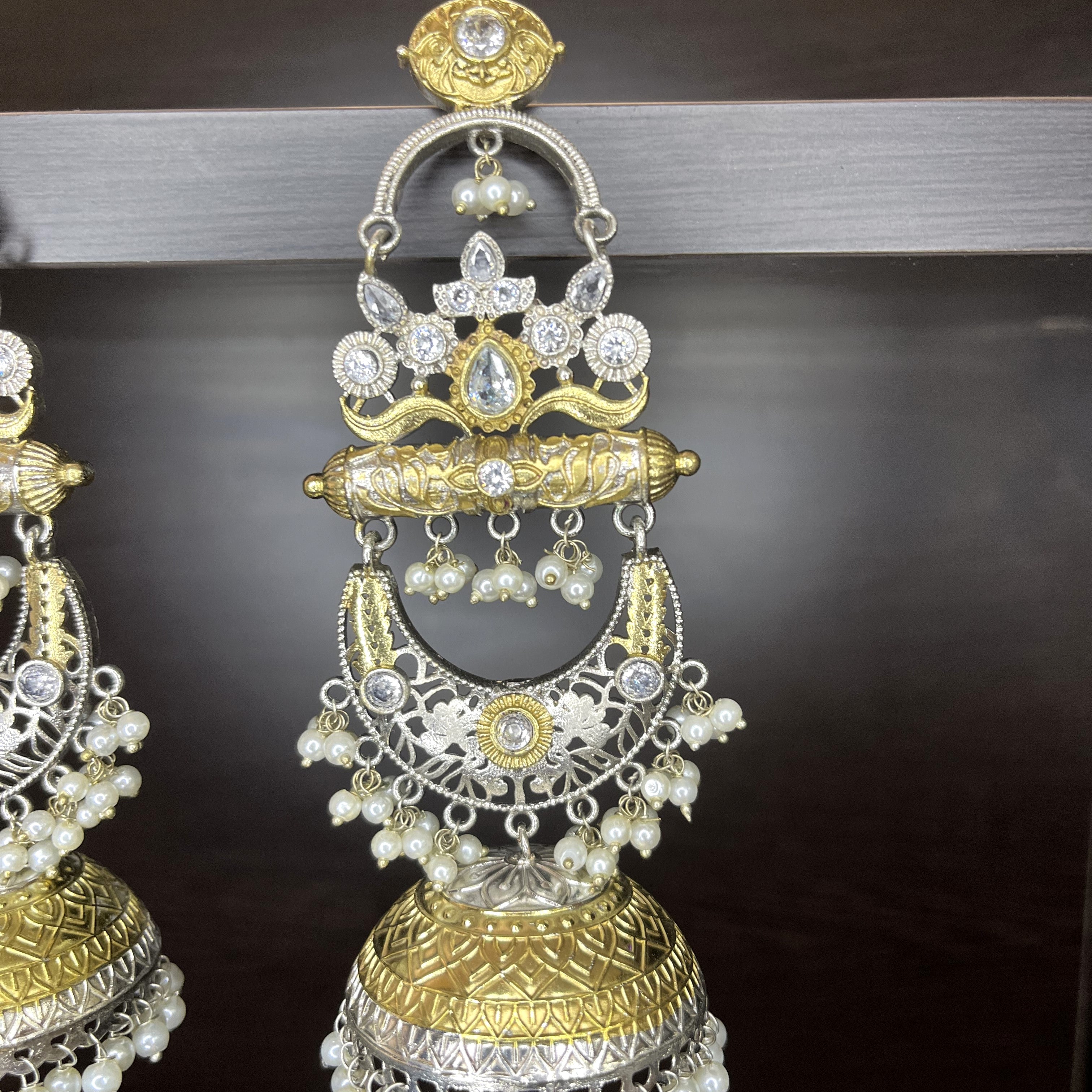 Raagyee Long Jhumka Earrings