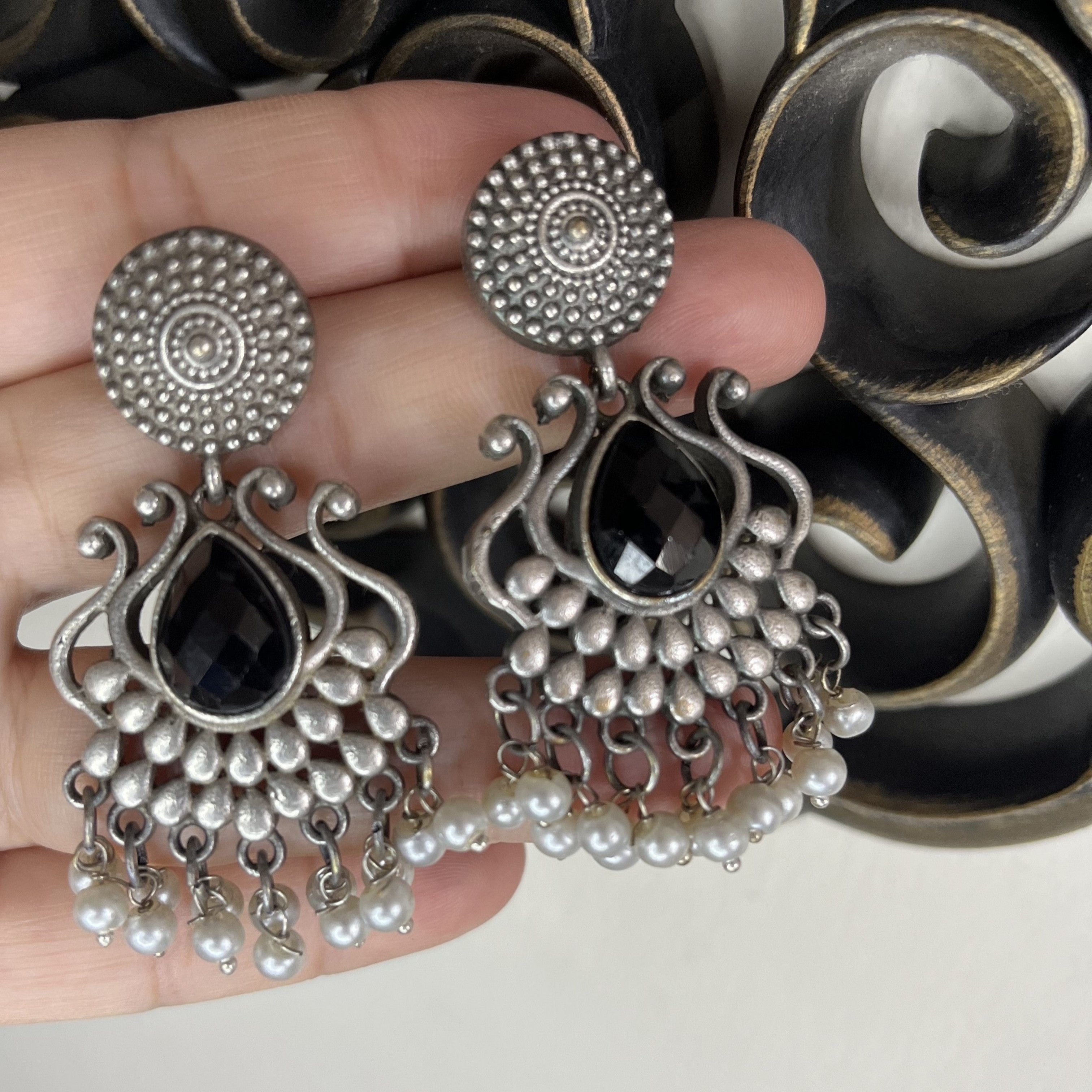 Silver Plated Dangle Earrings